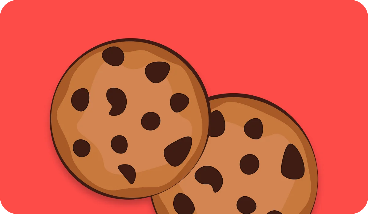 Delectable Chocolate Chip Cookies Clipart: Sweet Graphic Design Illustration