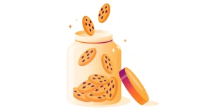 Delightful Cookie Jar Clipart: Crumbly Treats Dancing with Sweet Imagination
