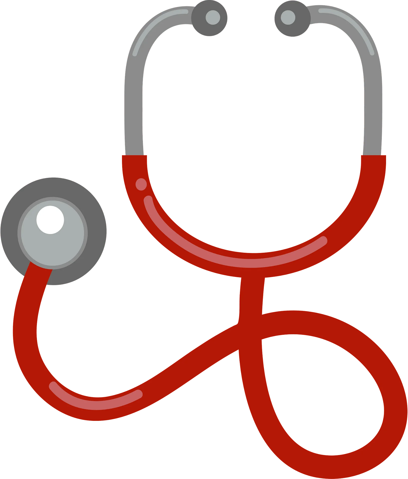 Professional Medical Diagnostic Stethoscope Clipart Illustration Design