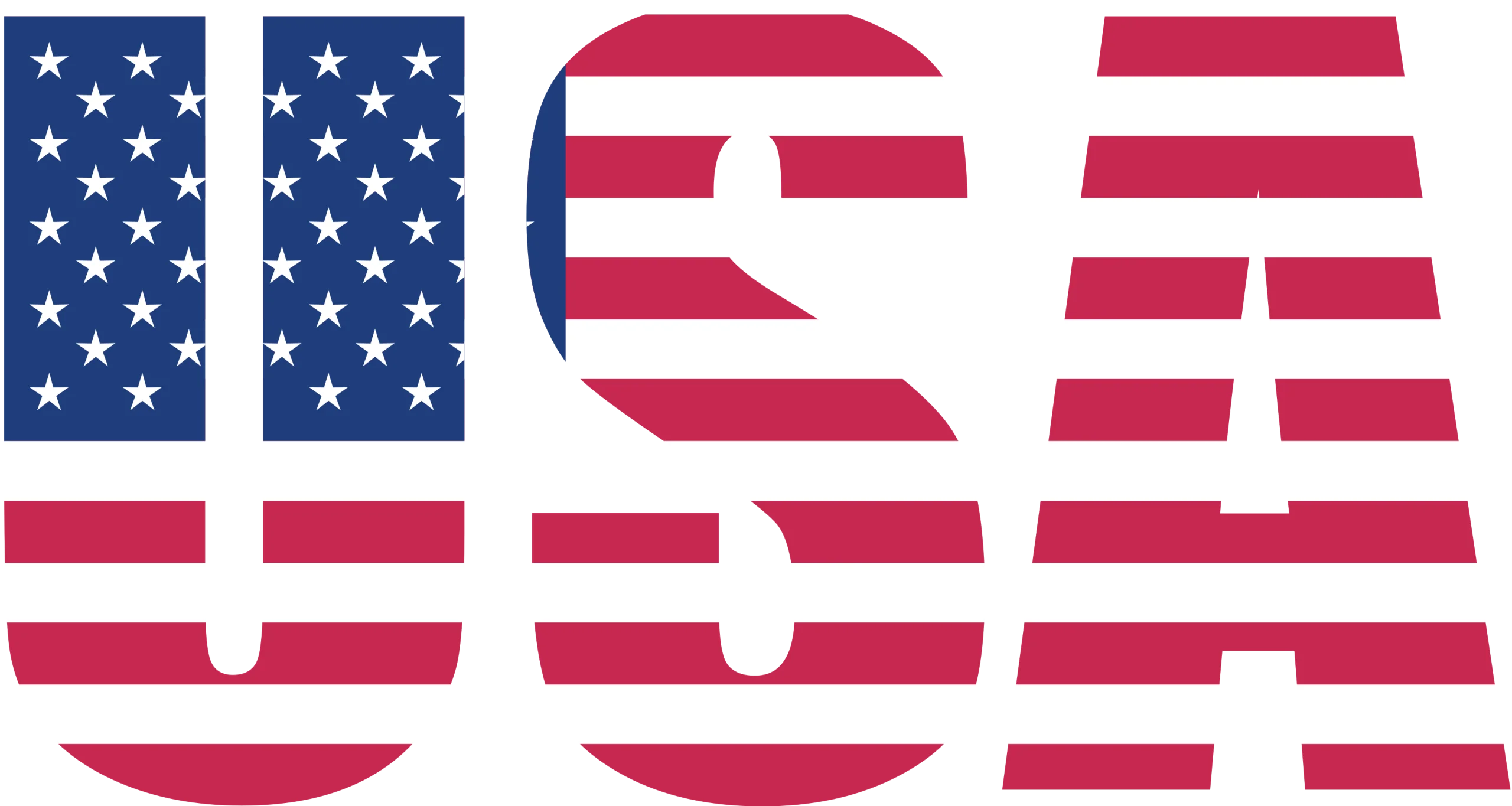 Patriotic USA Clipart Design with Stars and Stripes Typography