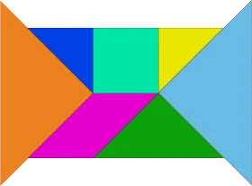 Geometric Mosaic Clipart: A Kaleidoscope of Colorful Angular Shapes