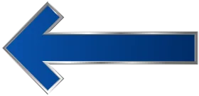Sleek Azure Blue Directional Pointer Clipart with Modern Geometric Design