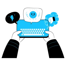 Digital Communication Clipart: Navigating Online Interaction and Emotional Expression