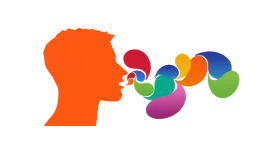 Dynamic Communication Clipart Showcasing Diverse Thought Exchange and Dialogue