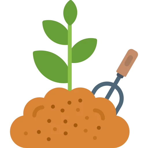 Charming Gardening Tools and Seedling Clipart Illustration for Green Enthusiasts