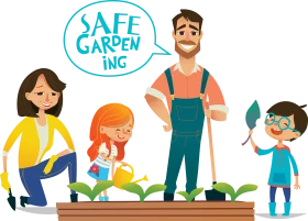 Family-Friendly Safe Gardening Clipart: Nurturing Green Spaces Together
