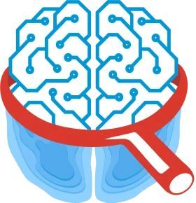 Digital Neural Network Brain Clipart: Technological Innovation Visualization
