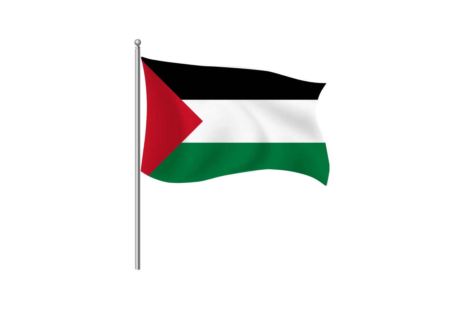 Palestine National Flag Clipart: A Symbol of Cultural Identity and Solidarity