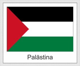 Palestine National Flag Clipart: Symbolic Representation of Palestinian Identity