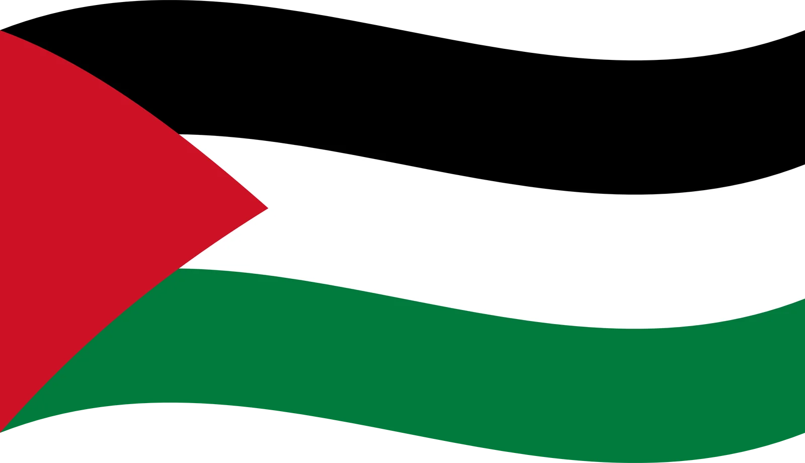 Palestinian National Flag Clipart - Symbolic Representation of Solidarity and Identity