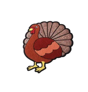 Charming Rustic Thanksgiving Turkey Clipart with Warm Color Palette