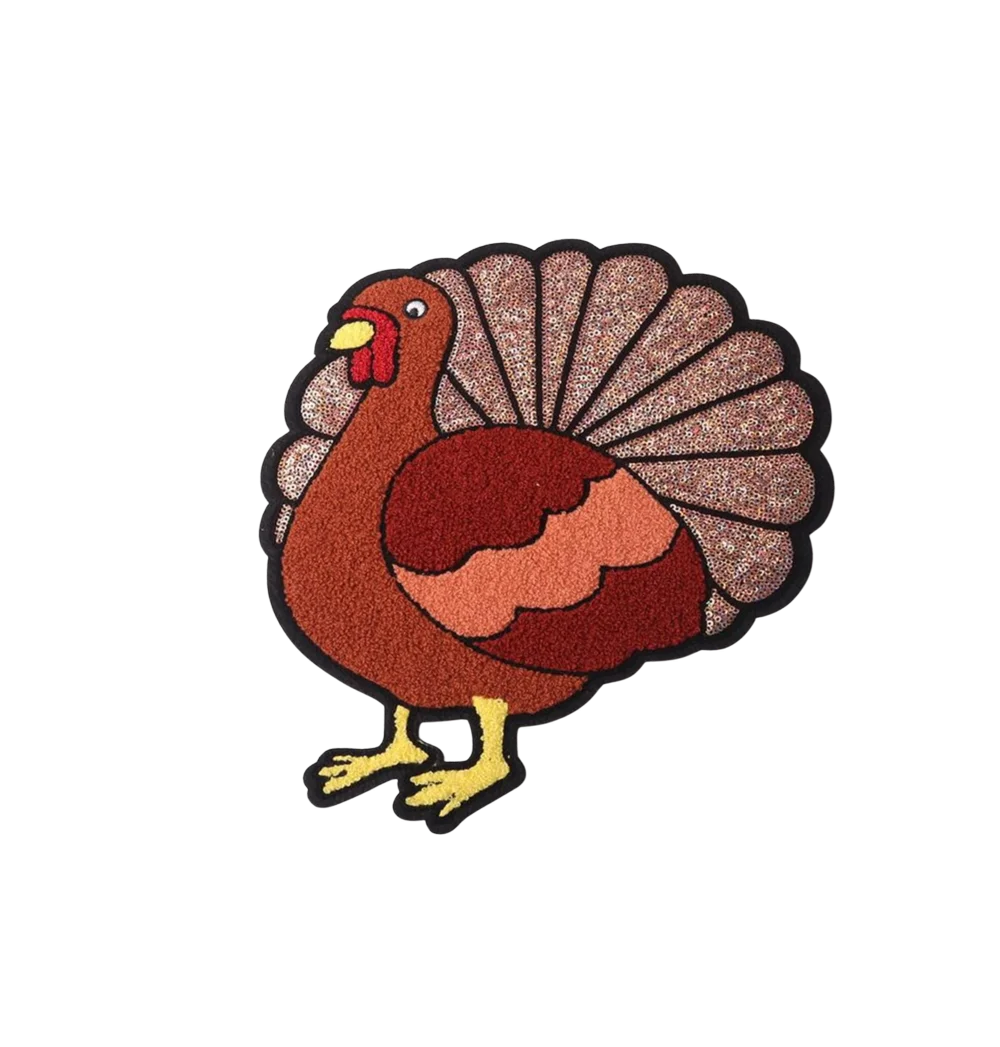 Charming Rustic Thanksgiving Turkey Clipart with Warm Color Palette