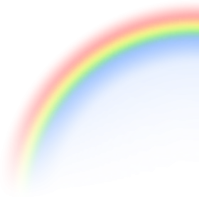 Soft Pastel Rainbow Clipart Illustration with Gentle Color Gradient