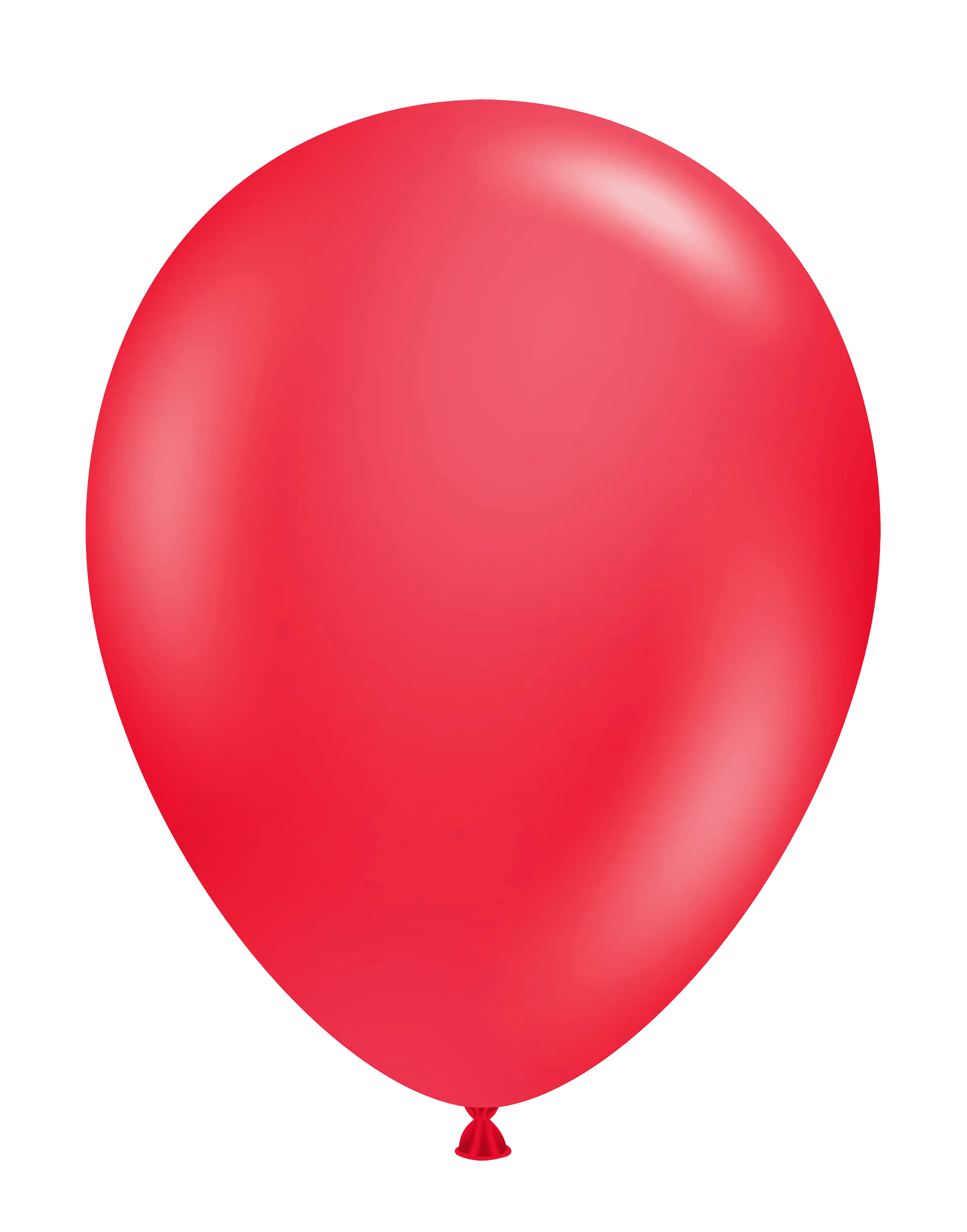 Glossy Red Party Balloon Clipart - Festive Celebration Decoration Element