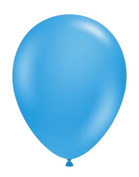 Soft Azure Blue Balloon Clipart: Classic Inflatable Party Decoration Design