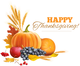 Festive Autumn Harvest Thanksgiving Clipart Celebrating Seasonal Bounty