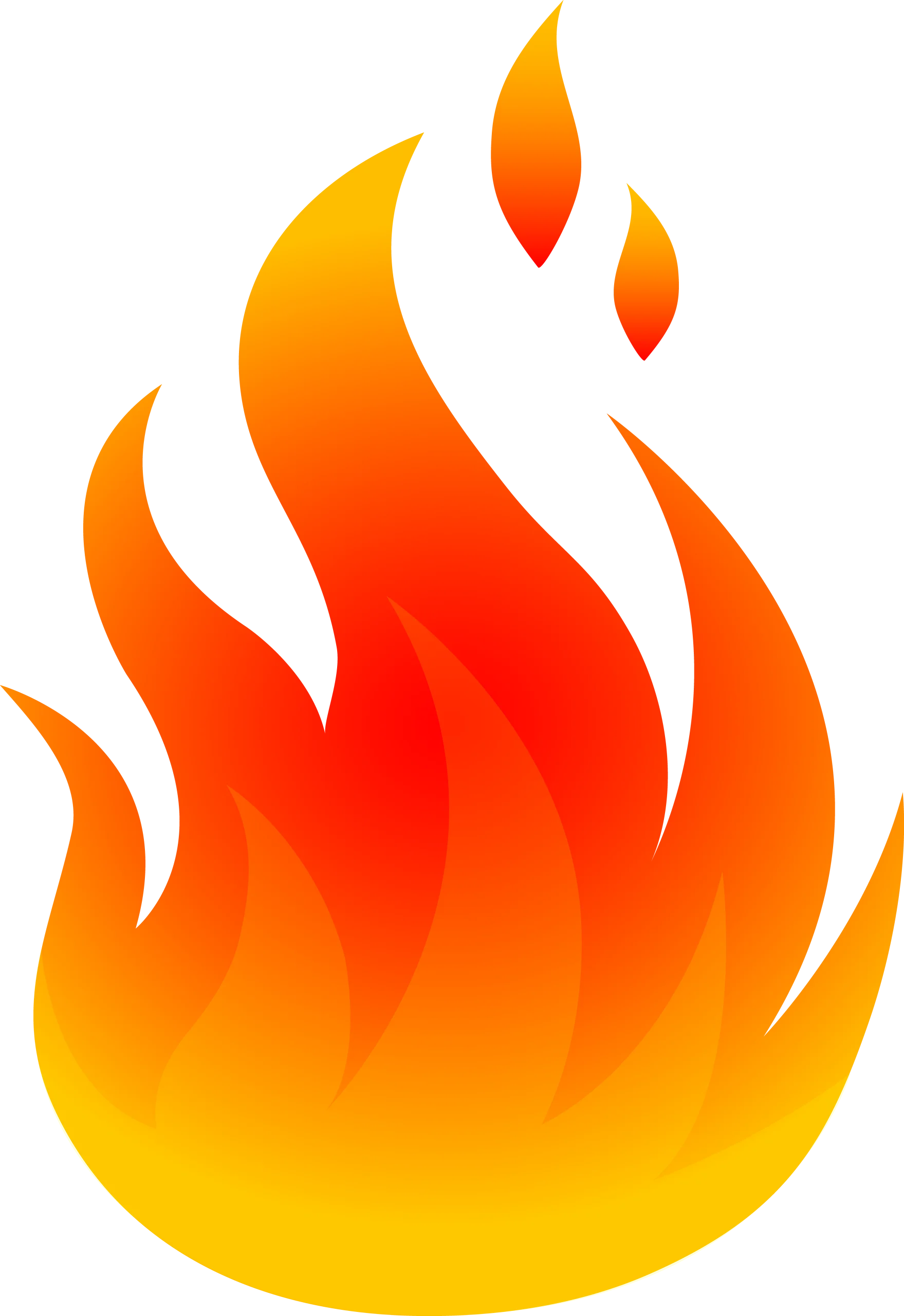 Dynamic Flame Illustration: A Radiant Fire Clipart Design Showcasing Warmth and Energy