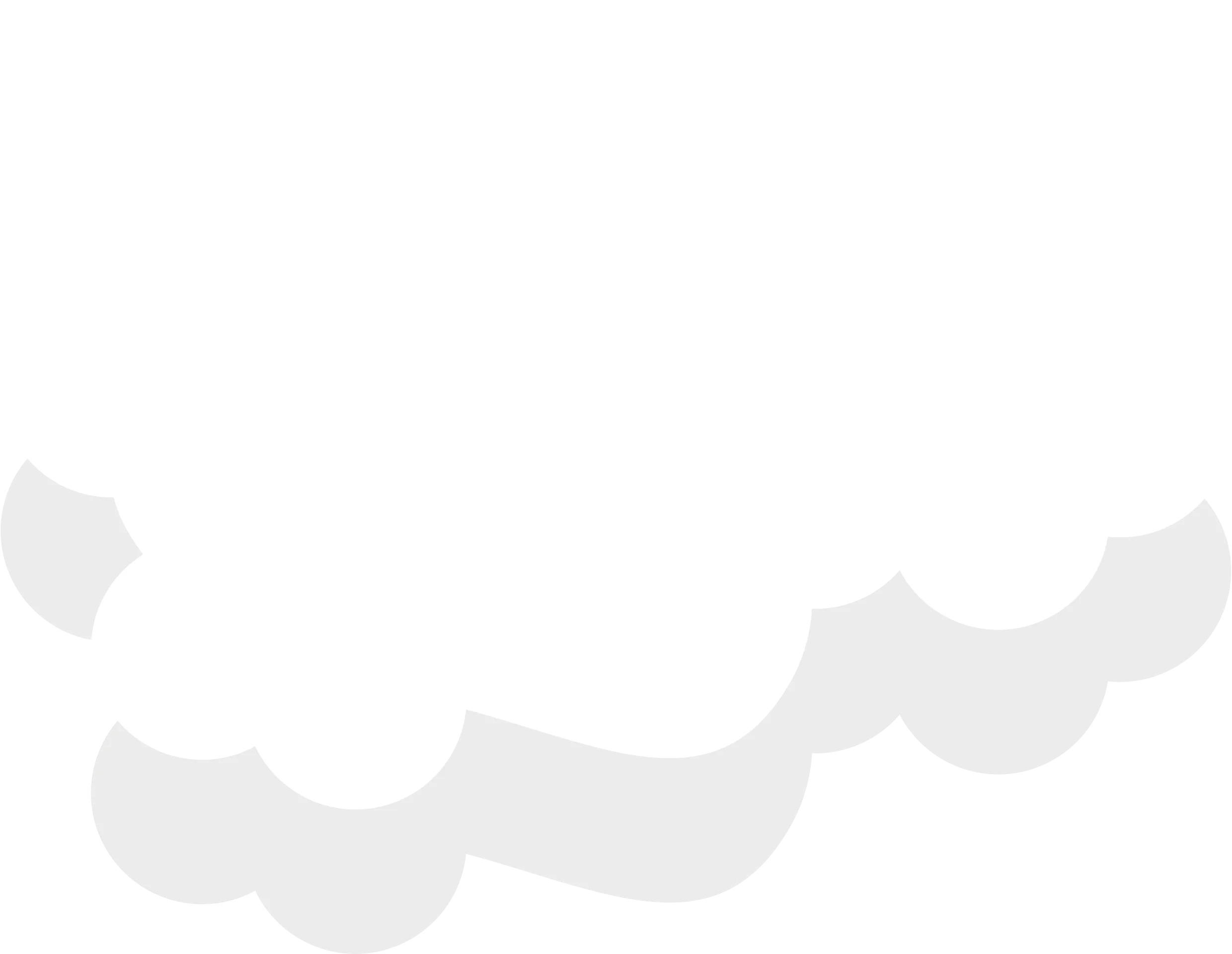 Soft Ethereal Cloud Clipart with Gentle Curving Silhouettes and Dreamy Shapes