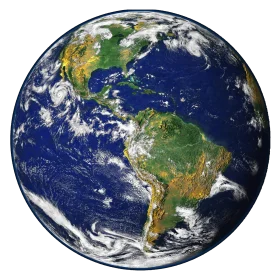 Blue Marble Clipart: Stunning Satellite View of Planet Earth from Space