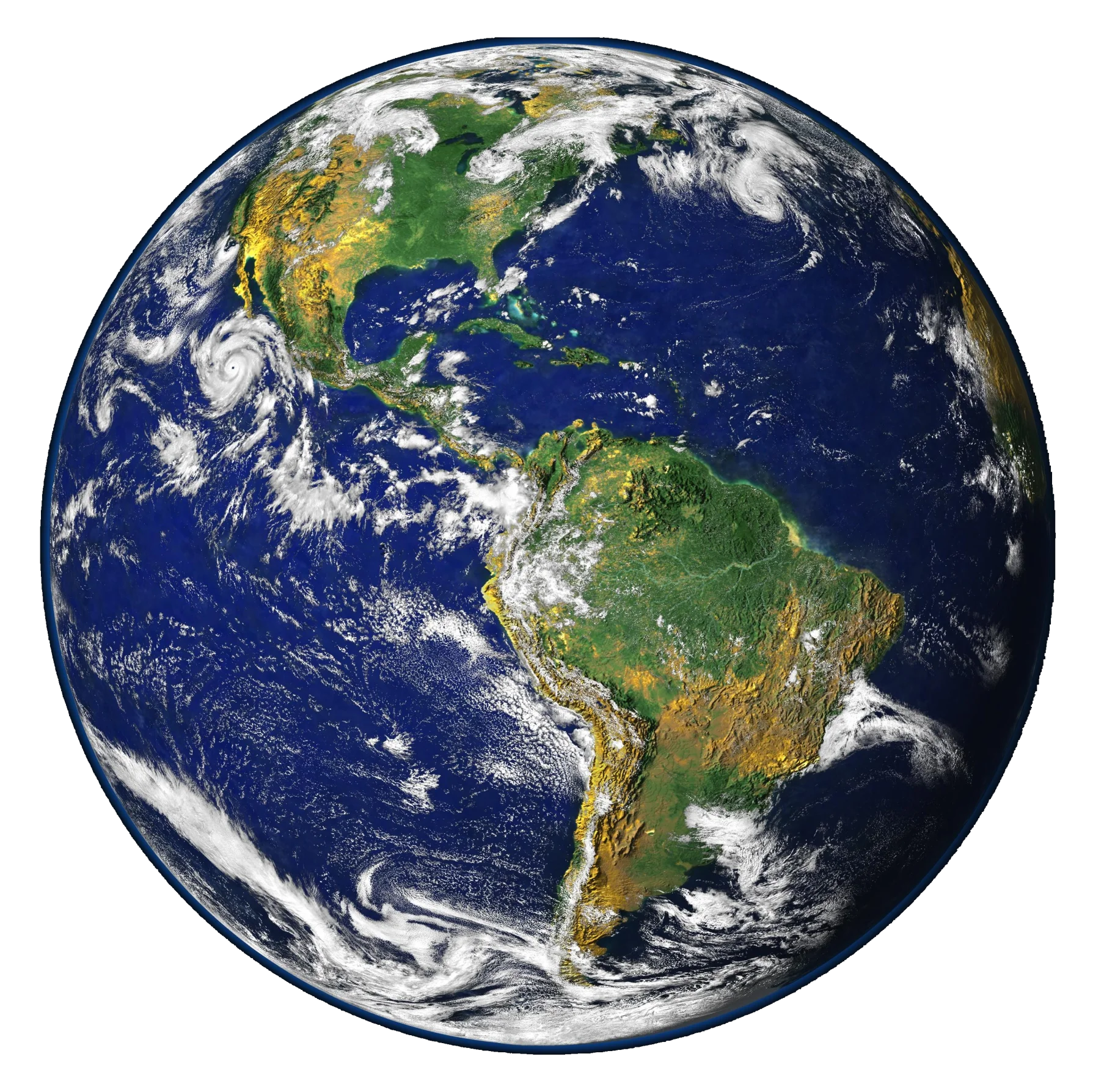 Blue Marble Clipart: Stunning Satellite View of Planet Earth from Space
