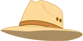 Classic Fedora Hat Clipart: Timeless Accessory with Elegant Design