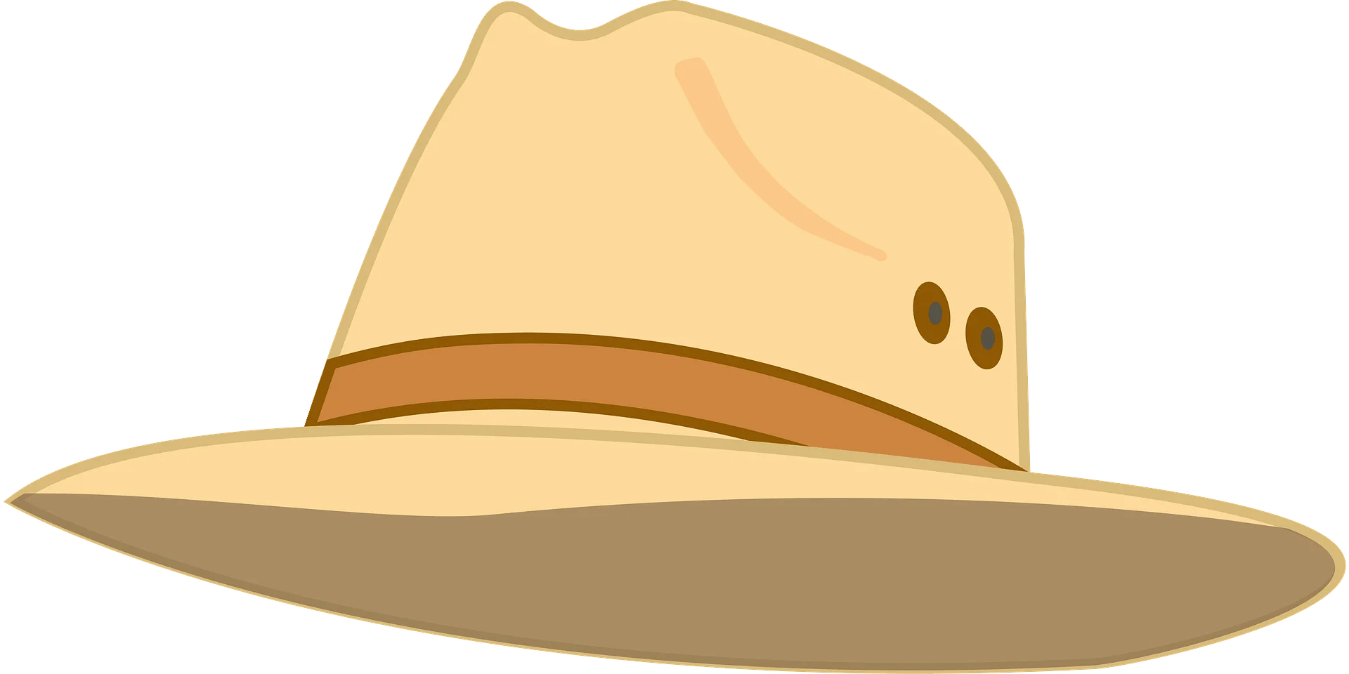 Classic Fedora Hat Clipart: Timeless Accessory with Elegant Design