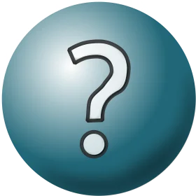 Enigmatic Teal Question Mark Clipart Symbol of Curiosity and Uncertainty
