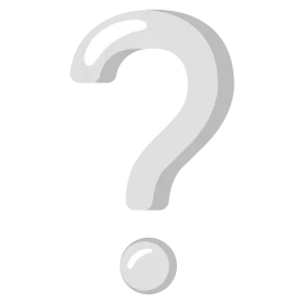 Minimalist Gray Question Mark Clipart Symbol of Curiosity and Inquiry