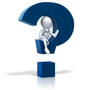 Pensive Abstract 3D Question Mark Clipart - Contemplation and Uncertainty Visualization