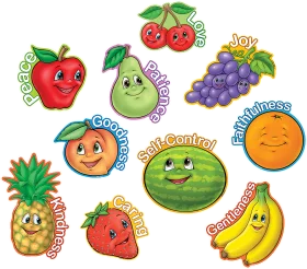Cheerful Fruit Characters Clipart Collection: Emotions and Positivity