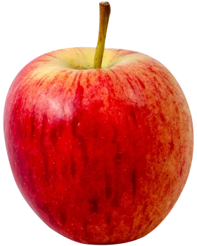 Crisp Red Apple Clipart: A Photorealistic Illustration of Fresh Fruit Design