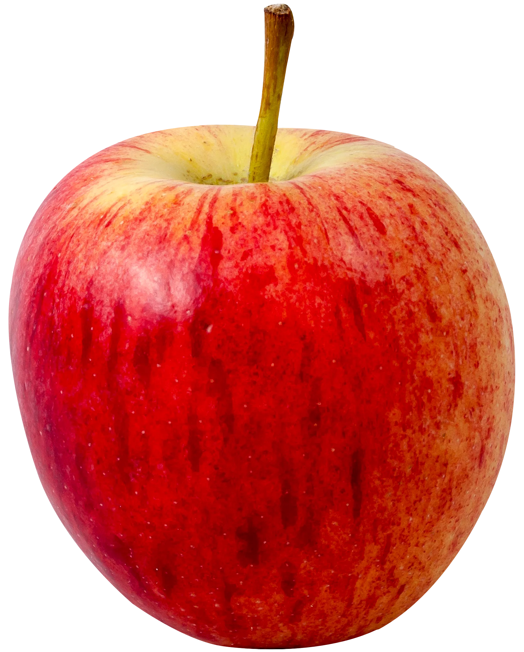Crisp Red Apple Clipart: A Photorealistic Illustration of Fresh Fruit Design