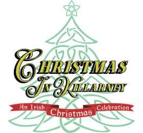 Christmas in Killarney Festive Irish Holiday Celebration Clipart Design
