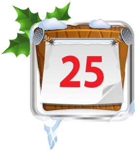 Festive December Calendar Clipart Showcasing Christmas Holiday Charm