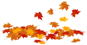 Autumn Maple Leaves Dancing in Animated Wind Composition
