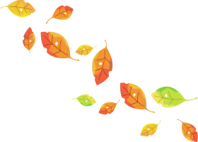 Graceful Autumn Leaves Dance: Whimsical Falling Foliage Animation