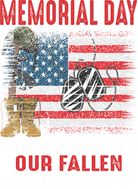 Honoring Heroes: Memorial Day Clipart Tribute to Fallen Military Service Members