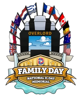 National D-Day Memorial Family Day Overlord Commemorative Clipart Design