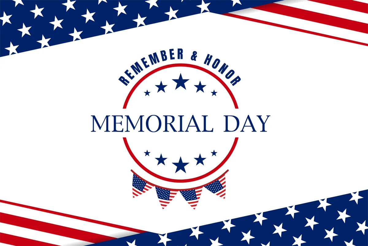 Patriotic Memorial Day Clipart Honoring American Heroes and Sacrifice