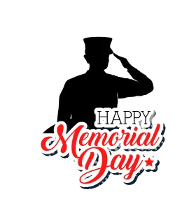 Patriotic Memorial Day Clipart Honoring Brave Military Service Members