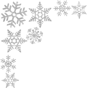 Delicate Winter Wonderland Snowflakes Artistic Clipart Collection in Soft Gray