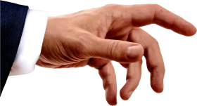 Expressive Hand Gesture Clipart: Delicate Fingers in Subtle Motion