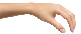 Neutral Skin Tone Hand Gesture Realistic Hand Clipart PNG Design Element