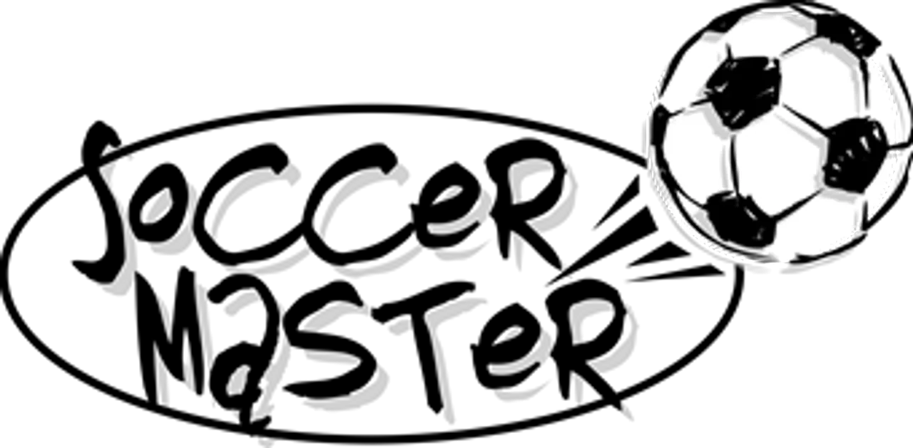 Soccer Master Clipart: Dynamic Football Graphic Design with Classic Soccer Ball