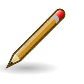 Classic Yellow Number 2 Pencil Clipart Illustration for Educational Design