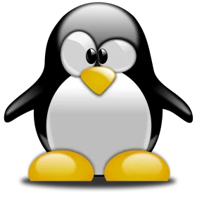 Cute and Charming Linux Tux Penguin Mascot Cartoon Clipart Design