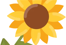 Charming Sunflower Clipart: A Radiant Bloom of Sunshine and Simplicity