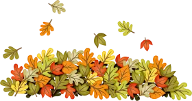 Enchanting Autumn Leaves Clipart: A Warm Cascade of Seasonal Woodland Splendor
