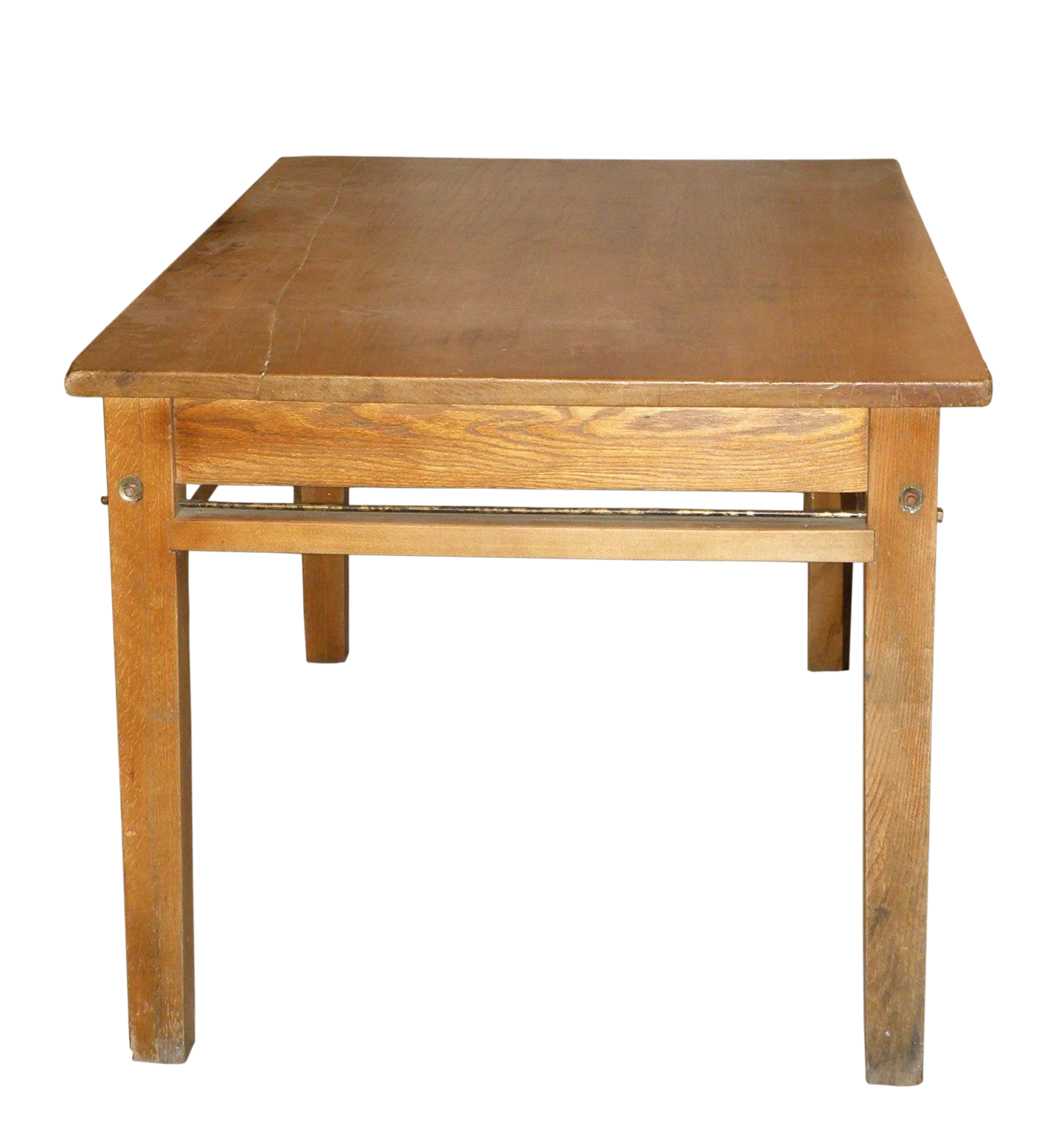 Minimalist Wooden Side Table Clipart - Classic Furniture Design Rendering