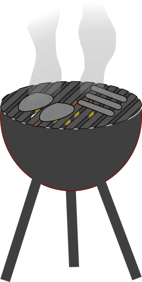Classic Charcoal Grill Clipart: Outdoor Cooking Essentials for BBQ Enthusiasts
